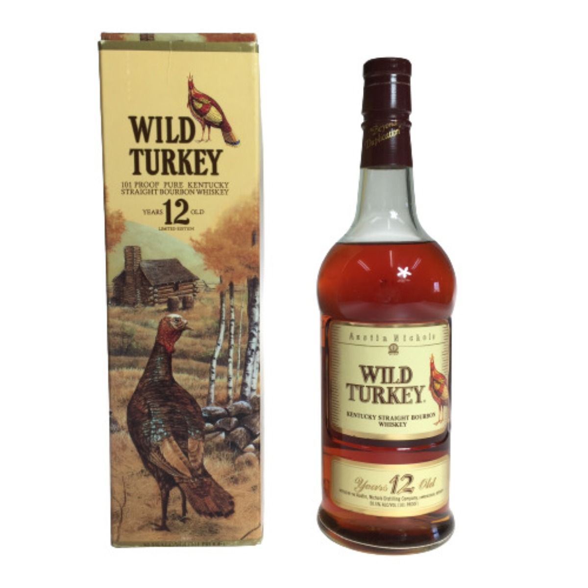 ◎◎WILD TURKEY ワイルドターキー 12年 旧ラベル 750ml 50.5% 箱付