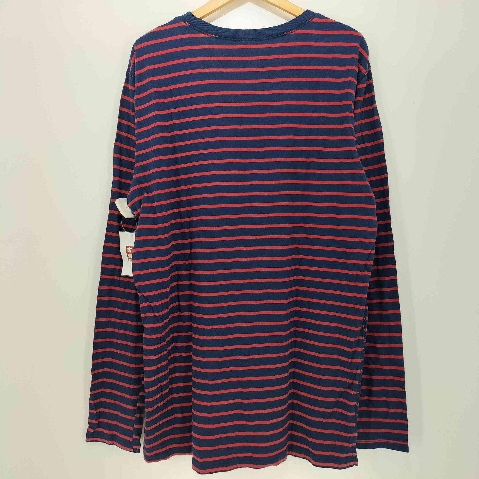 オンリーニューヨーク ONLY NY USA製 ボーダー L/S クルーネックTシャツ メンズ import：XL 