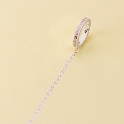 まとめ ビージーエム マスキングテープ 桜柄 幅5mm×長さ5m BMLGWS005 ×50セット