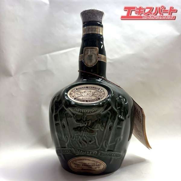  Salute スコッチウイスキー 陶器ボトル ロイヤルサルート 21年 赤 陶器ボトル 700ml 40％ ROYAL SALUTE