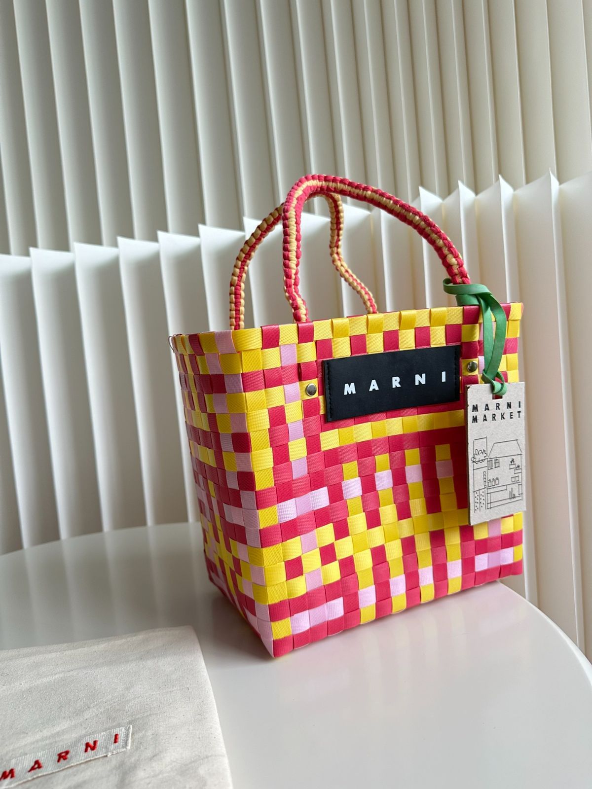 ファッション❣ Marni マルニ マルニ かごバッグ トートバッグ #62