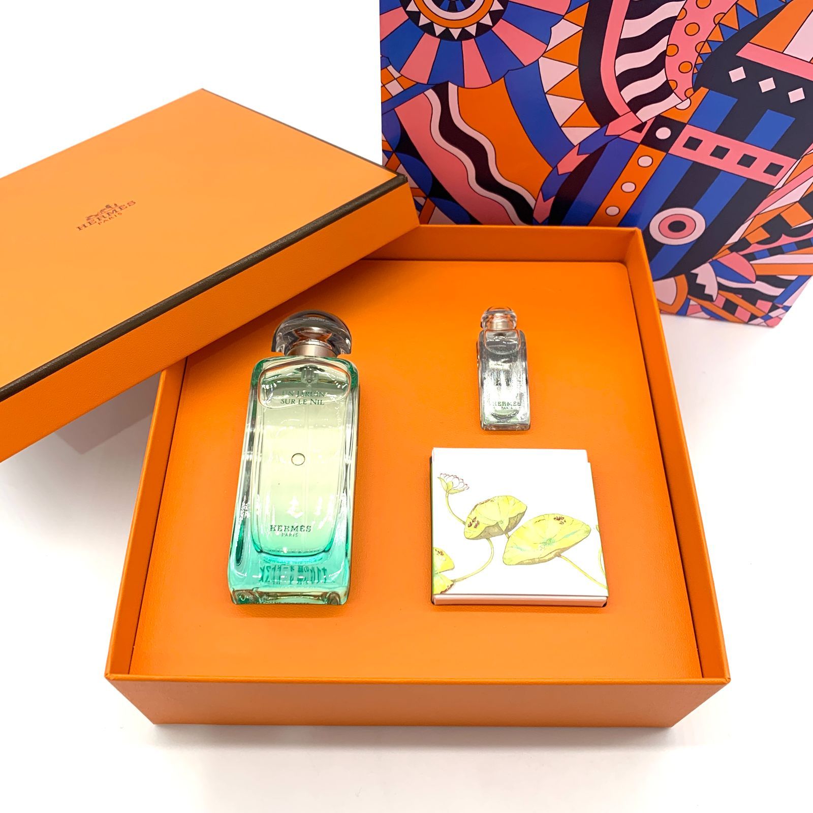 ▽【美品】HERMES ナイルの庭 クリスマス限定セット 香水 ソープ 