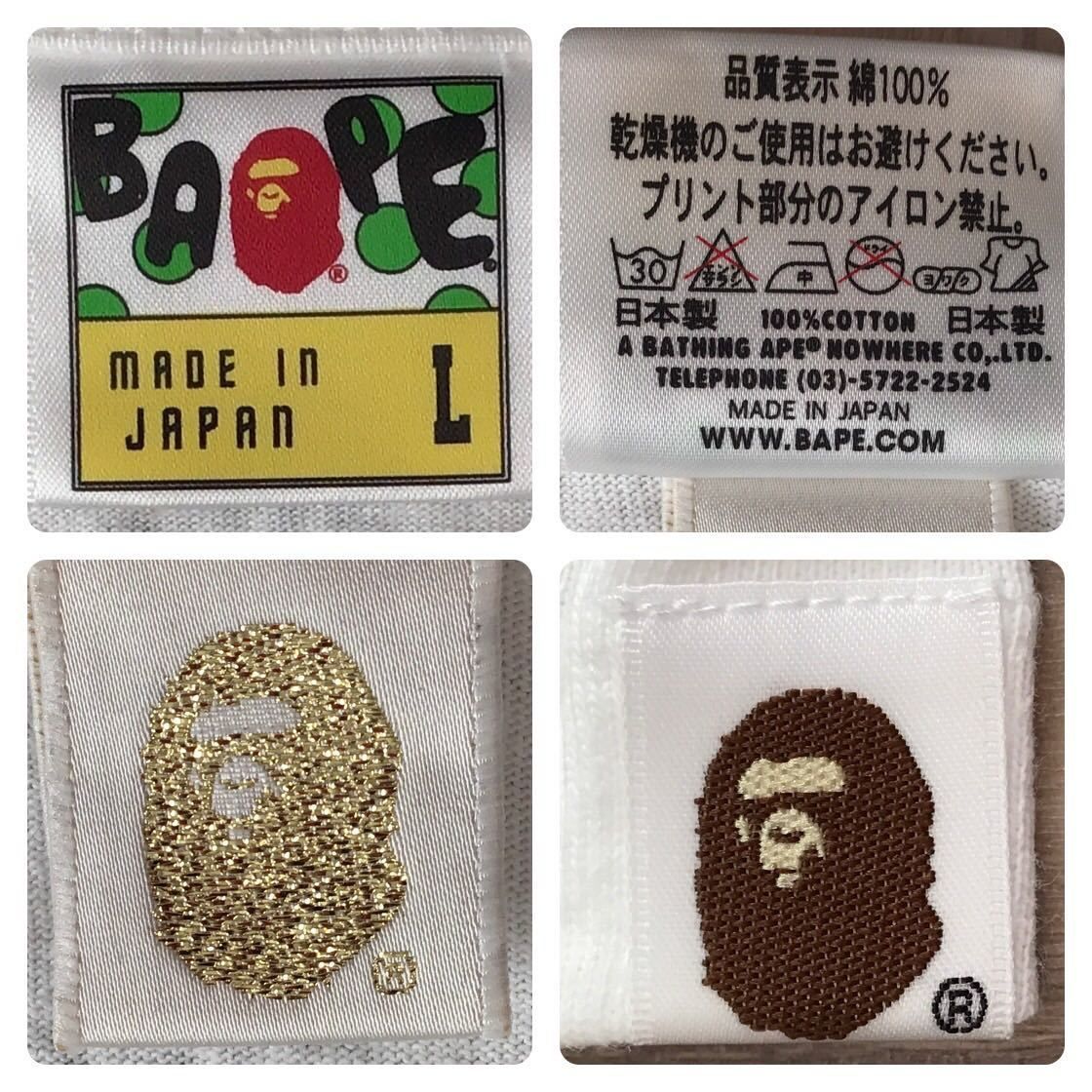 BAPE RUN DMC パロディ Tシャツ ☆新品☆ マイロ RUN DMC パロディ Tシャツ Lサイズ a bathing