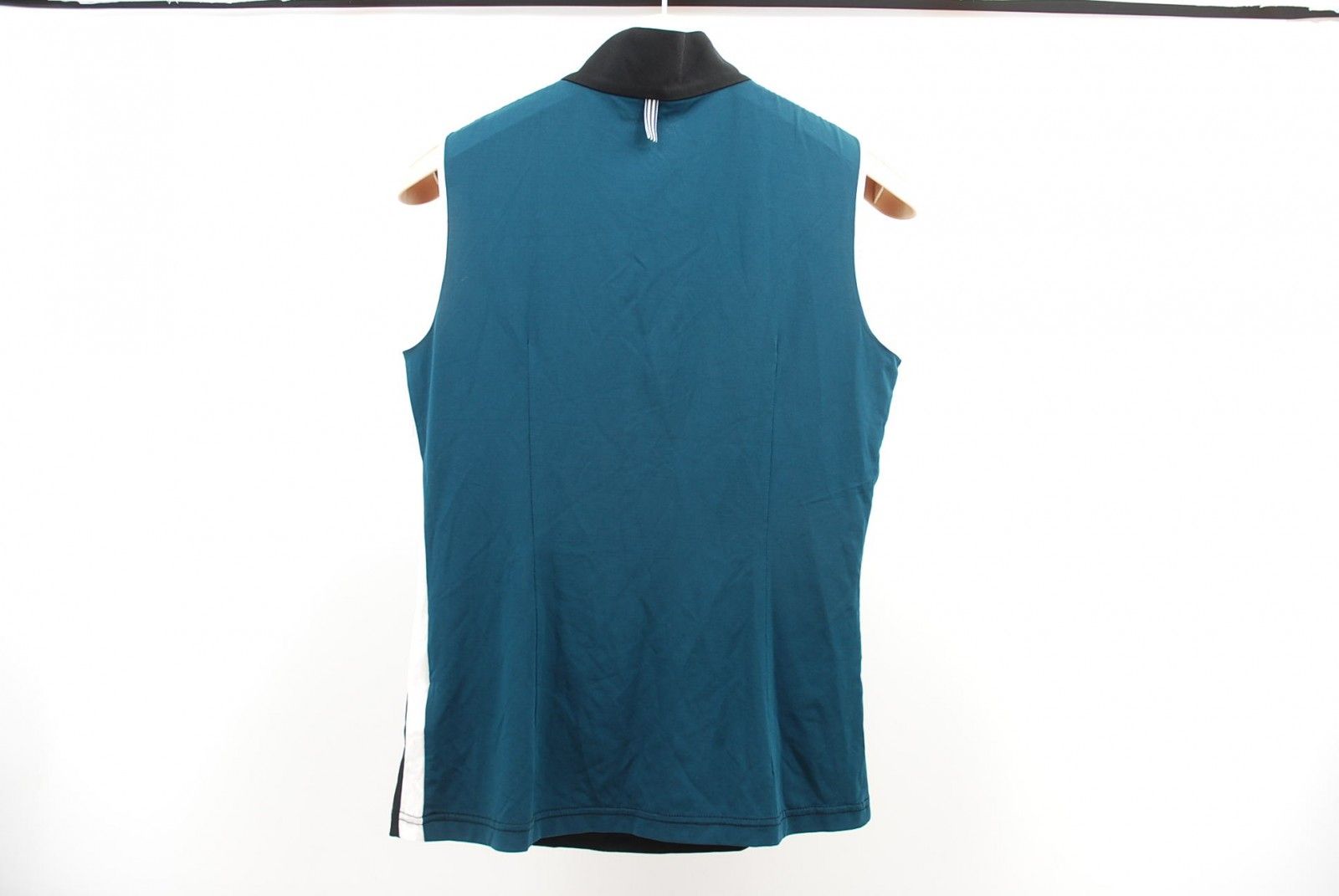 LANVIN - coco 中古 ランバンスポール LANVIN SPORT レディース ノースリーブ 38(M) ブラック×グリーン系 シャツ 薄手 中古 レディース ランバンスポール LANVIN SPORT ノースリーブ