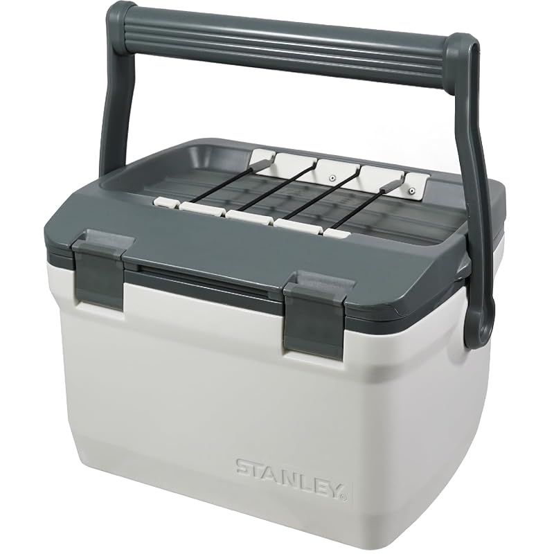 STANLEY スタンレー クーラーボックス 6.6L ホワイト 保冷 長時間 小型 頑丈 座れる アウトドア キャンプ レジャー 日本 1