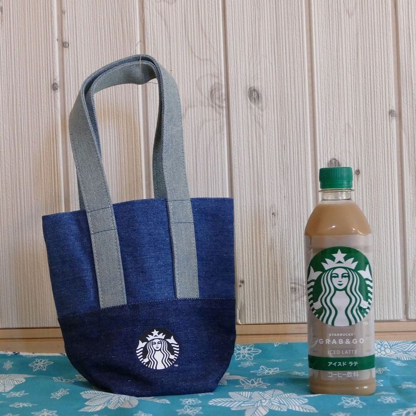 新品/未使用品】台湾スタバ Starbucks ☆タンブラーバッグ デニム