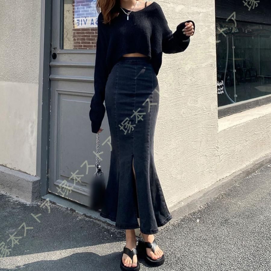 フリルスカート 通勤スカート