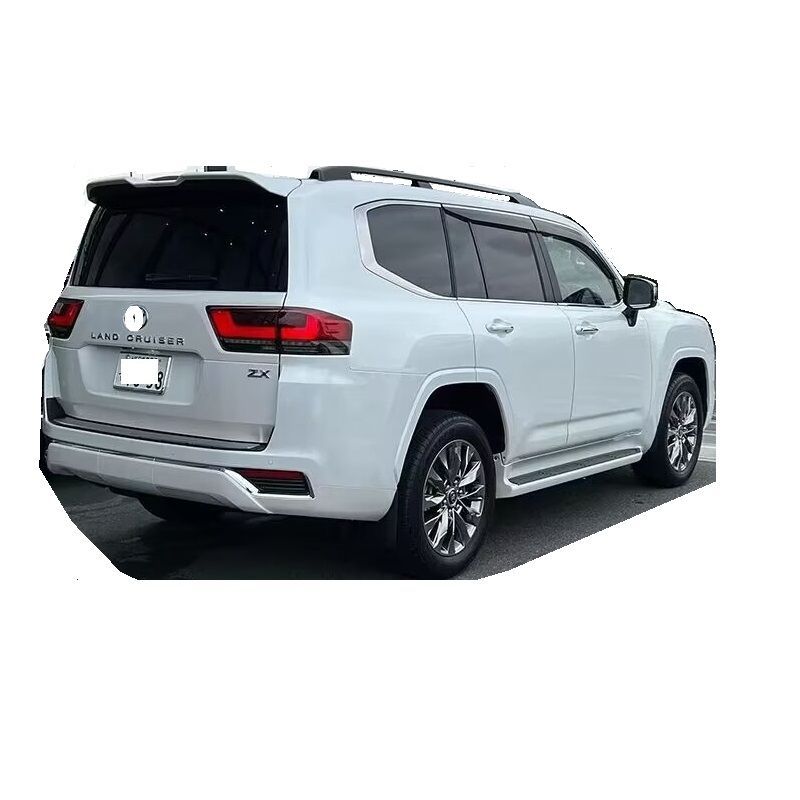 式 トヨタ ランドクルーザー LC300 加厚タイプ 晴雨挡 4P 車窓用 雨よけ ウィンドウバイザー 不锈钢黒色亮条 高耐久 FFCRYSTALESIA_COM