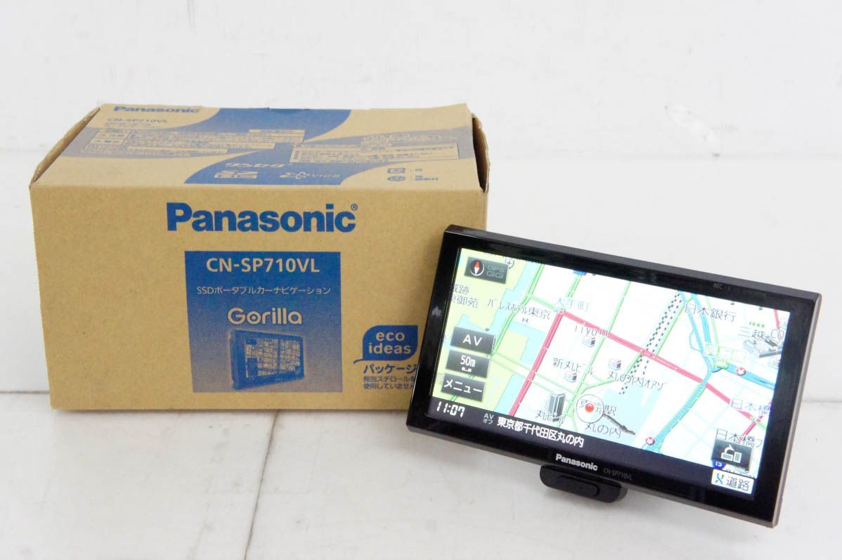 中古】Panasonicパナソニック 7V型 SSDポータブルナビゲーション CN-SP710VL Gorillaゴリラ ワンセグチューナー内蔵 -  メルカリ