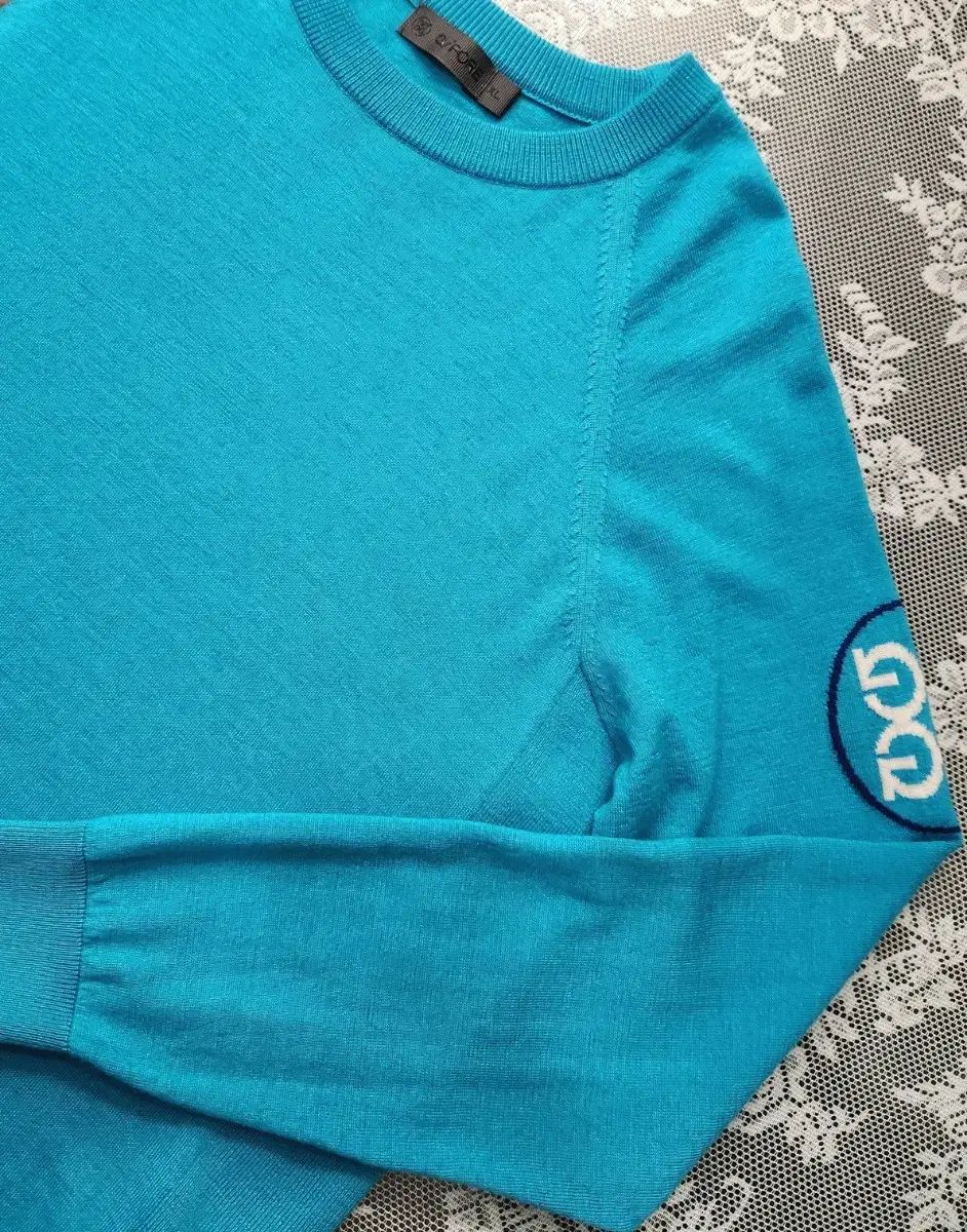 ジッパー G FORE ブルー メンズゴルフニット