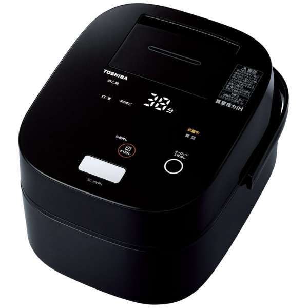 TOSHIBA|東芝 炊飯器 合わせ炊き グランブラック RC-10VPN-K 5.5合 |圧力IH
