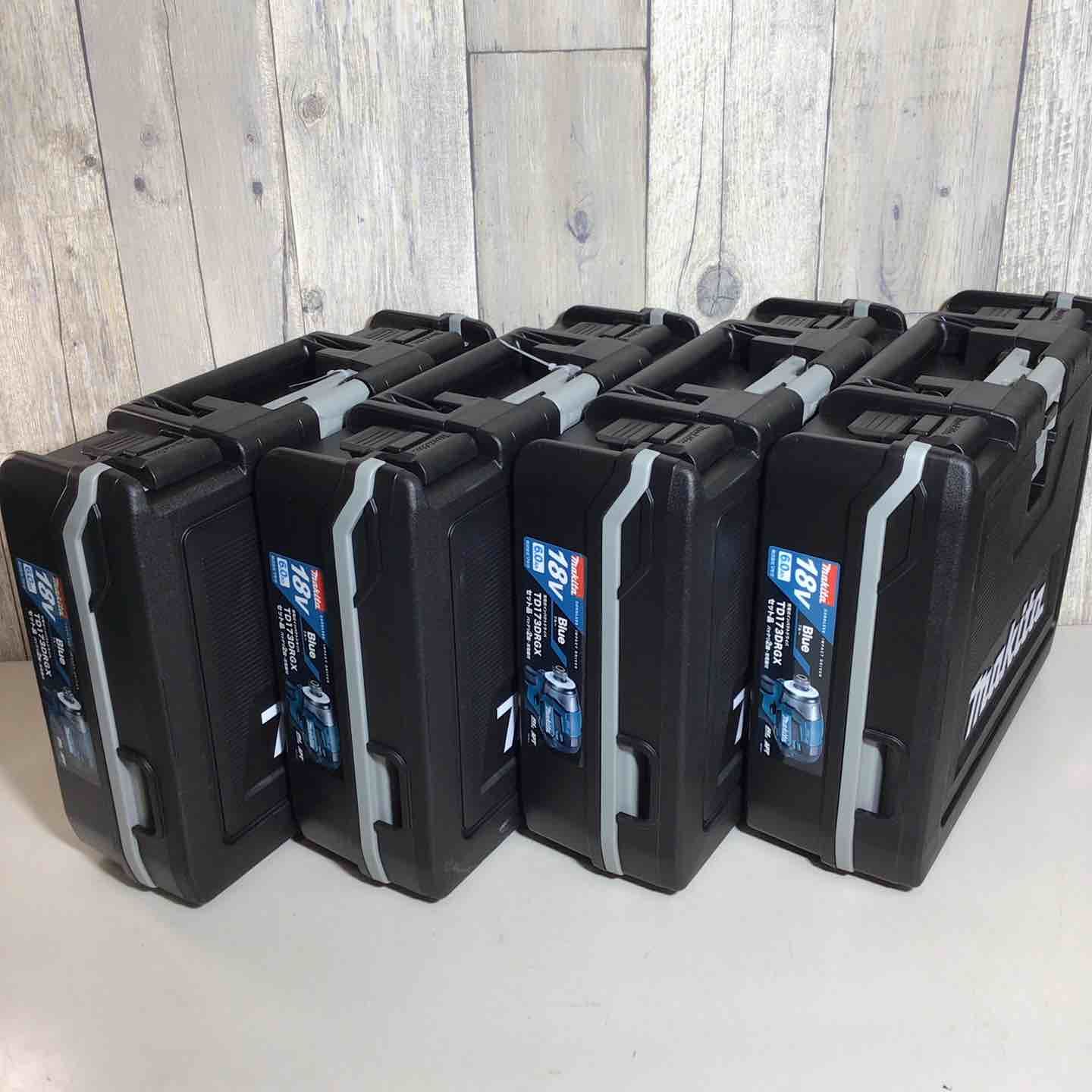 マキタ makita コードレス インパクトドライバー TD173DRGXO 4台 フルセット インパクト ブルー 青 純正 純正品 戸田店