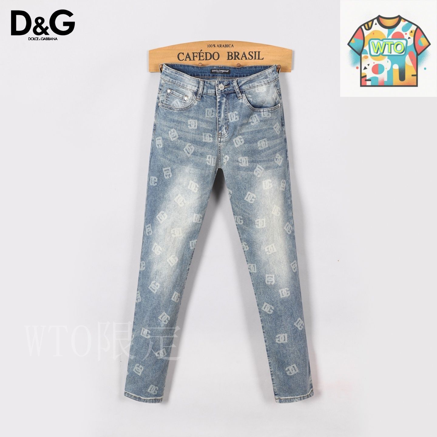 【DOLCE&GABBANA】マーブル ボーイフレンド ジーンズ Maison Margiela ダメージ ストレートジーンズ | ブルー