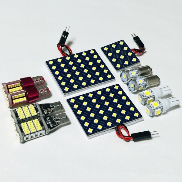 KaoKaoMarket ハイエース 7型 スーパーGL標準 200系 鬼爆基盤 3030SMD LED ルームランプ バックランプ ナンバー灯 ポジション球 車内灯 車検対応 パーツ 読書灯