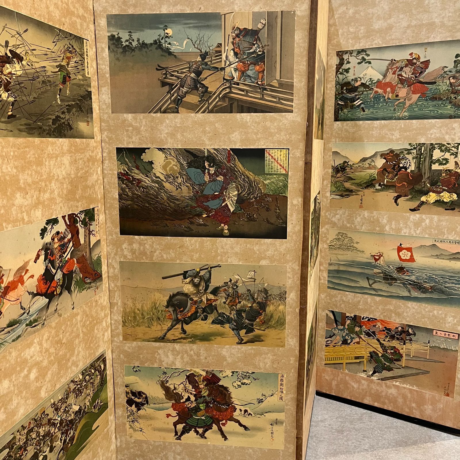 屏風 合戦図