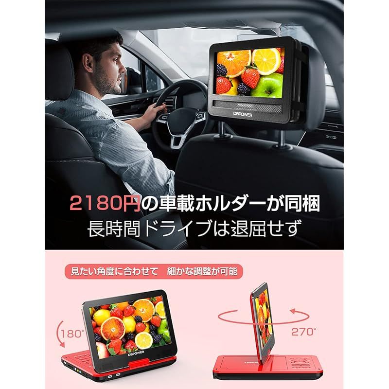 ポータブルDVDプレーヤー 12.5型
