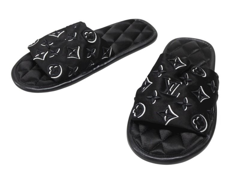 極美品 LOUISVUITTON ルイヴィトン ホーミーライン ルームシューズ
