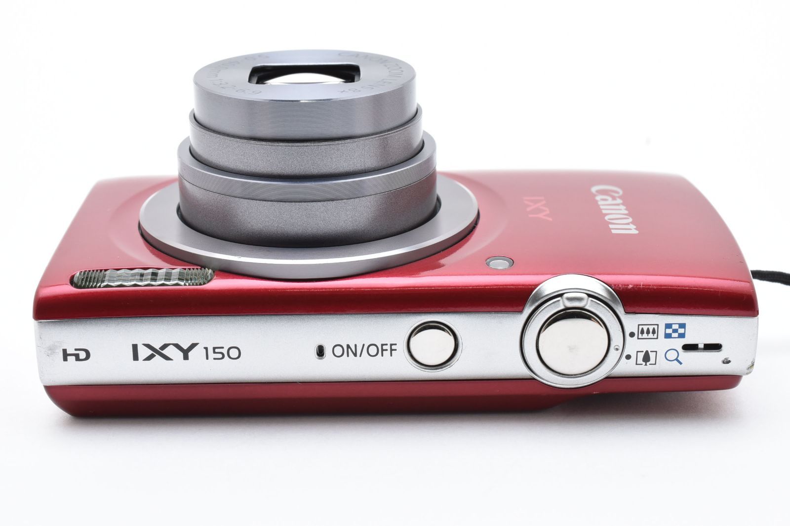 【ジャンク】Canon IXY 150 レッド ♪ジャンク Canon IXY 150 ⑧ Canon IXY150 レッド 光学8倍ズーム