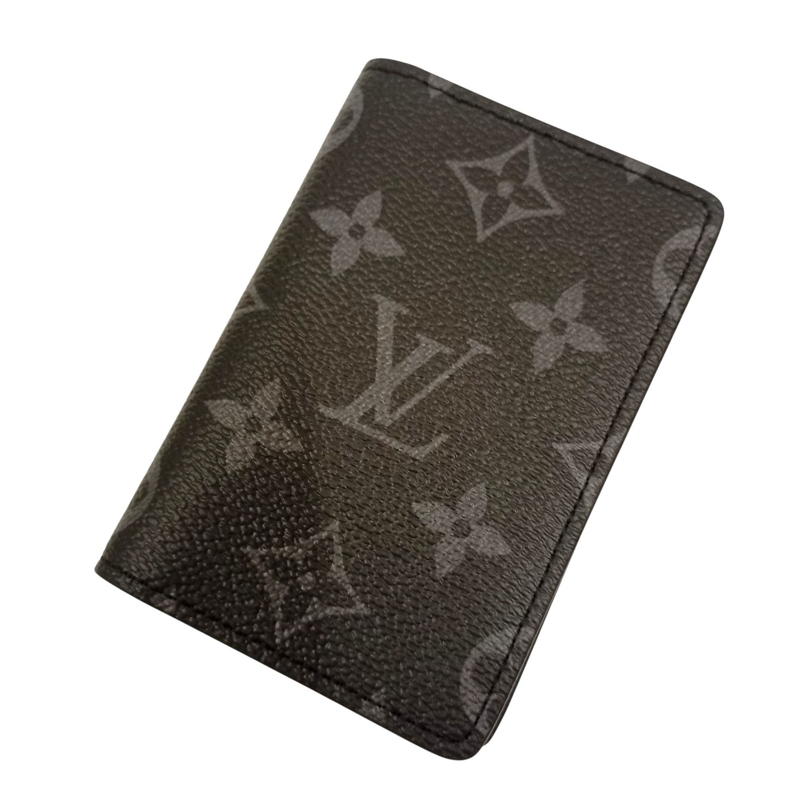 LOUIS VUITTON オーガナイザー ドゥ ポッシュ モノグラム エクリプス LV M61696 RFID カード入れ カードケース 名刺入れ JA-25000