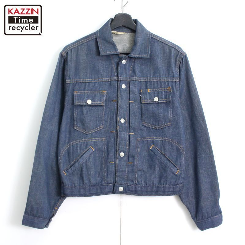 JCPenney / 70～80s/RANCHCRAFT/ジャケット/--/--/IDG/無地 70s vintage J.C.Penney 無地 RANCHCRAFT バットダイ デニムジャケット