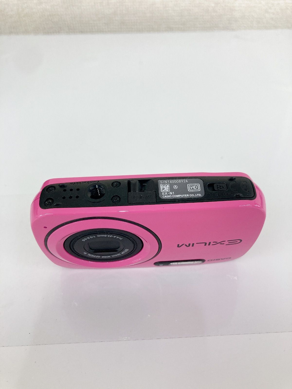  通電動作未 CASIO デジタルカメラ EXILIM EXN 1 PK 1610万画素 広角26 mm EX-N ピンク カメラ コンパクトデジタルカメラ デジタルカメラ