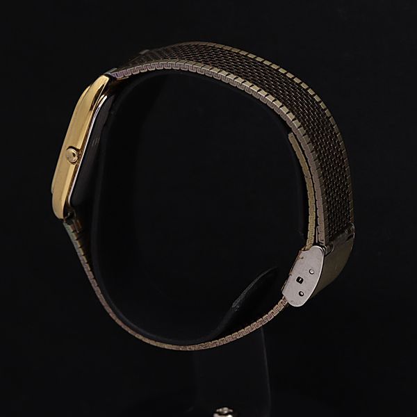 美品・稼働品】 SEIKO 9021-517B ゴールド メンズ スクエア
