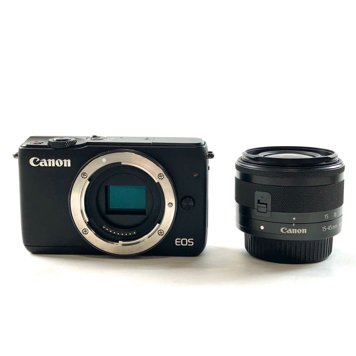 キヤノン Canon EOS M10 レンズキット ブラック デジタル ミラーレス 一眼カメラ 【中古】 - メルカリ