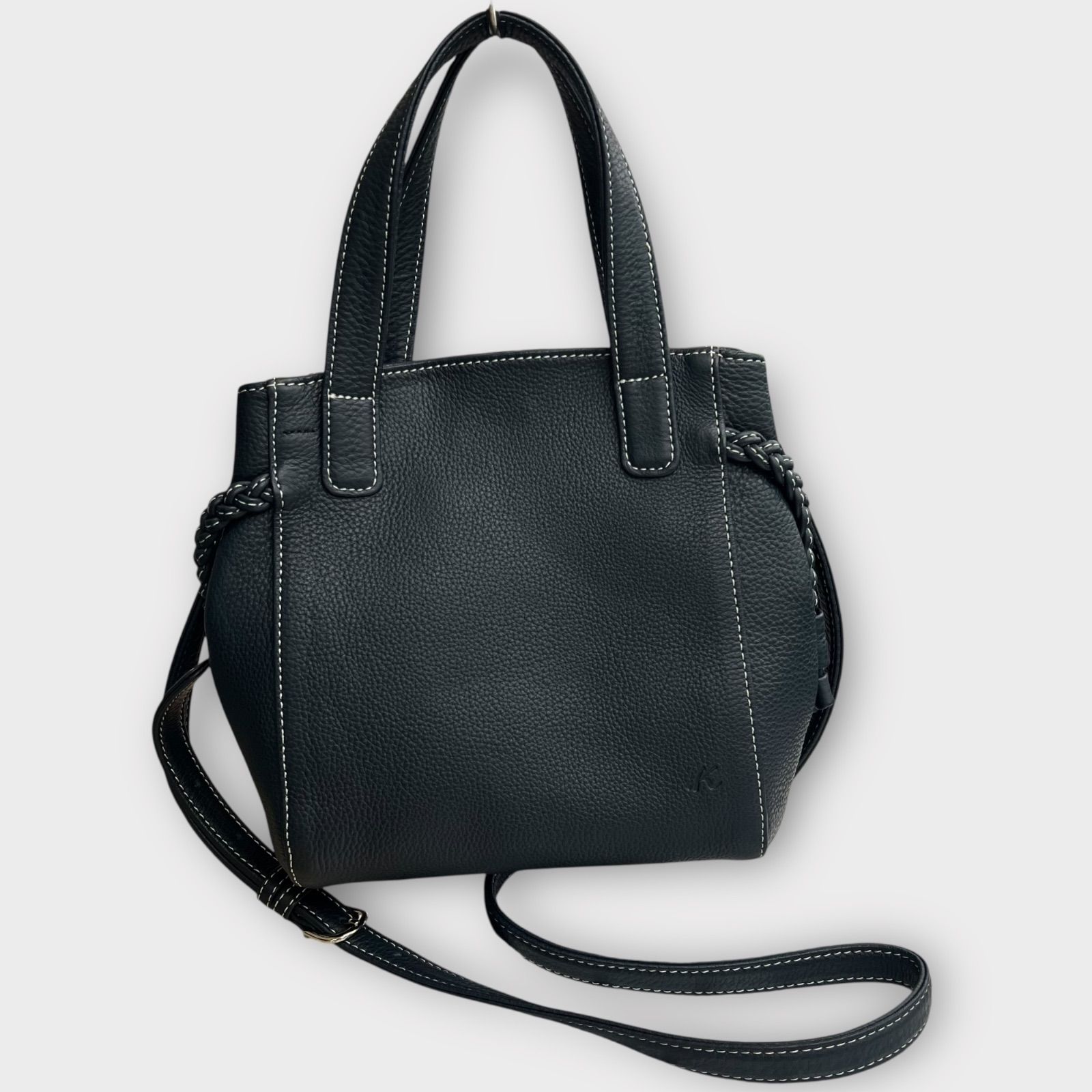 美品】Kitamura 2Way ハンドバッグ キタムラ ショルダーバッグ 2way 