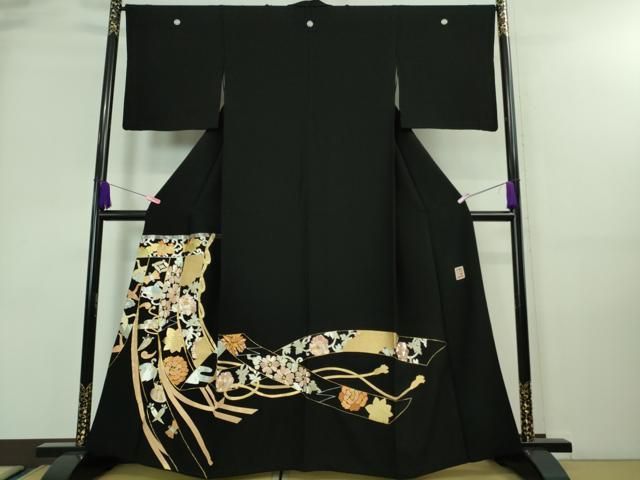 期間限定セール20％off○希少 皇室献上作家 野村静枝 佐賀錦 黒留袖