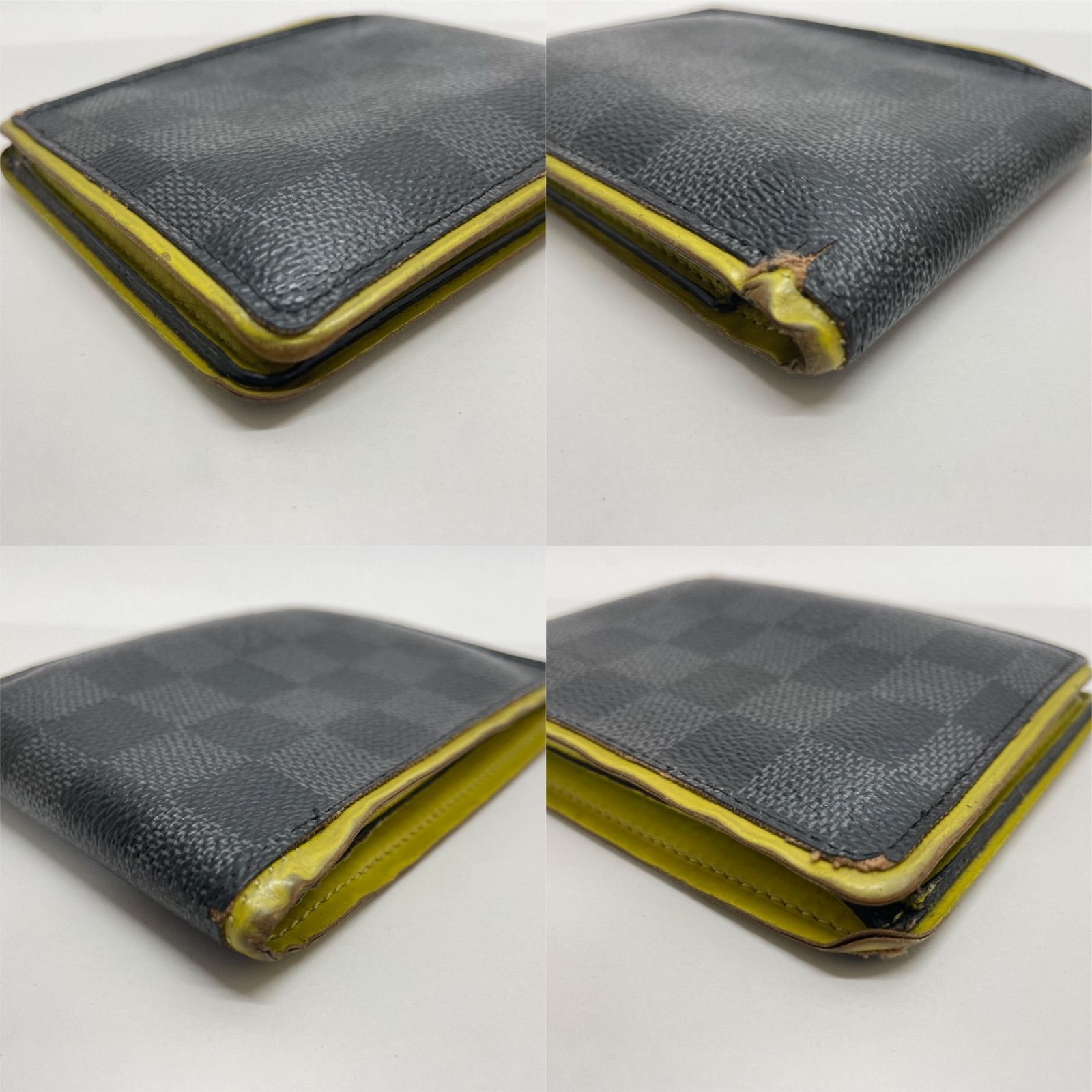 2320 LOUIS VUITTON ルイヴィトン ダミエ グラフィット 二つ折り
