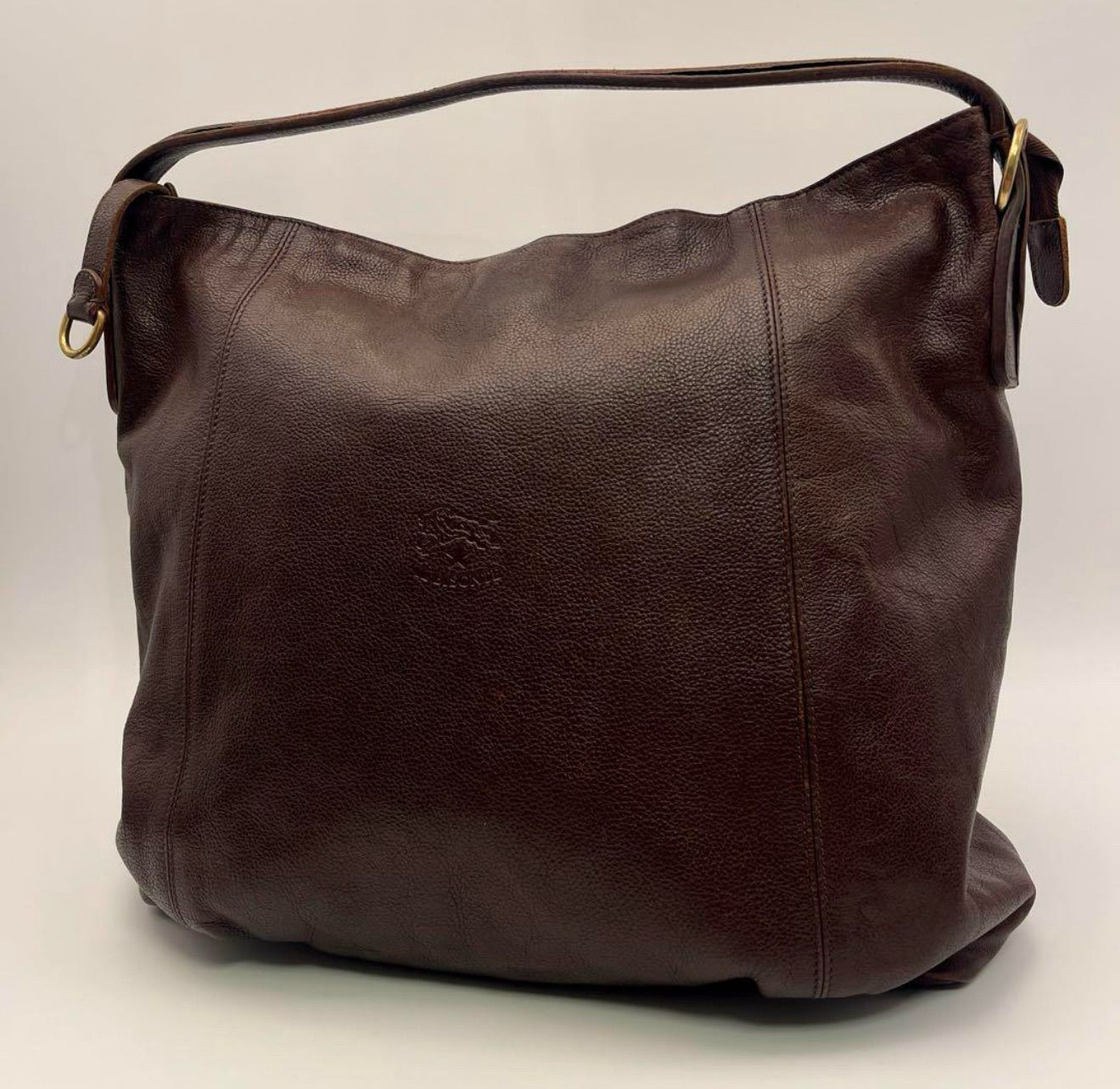 イルビゾンテ　2way リュック　レザーバッグ　ブラウン ✨IL BISONTE 2WAY レザースクエアリュック ブラウン✨