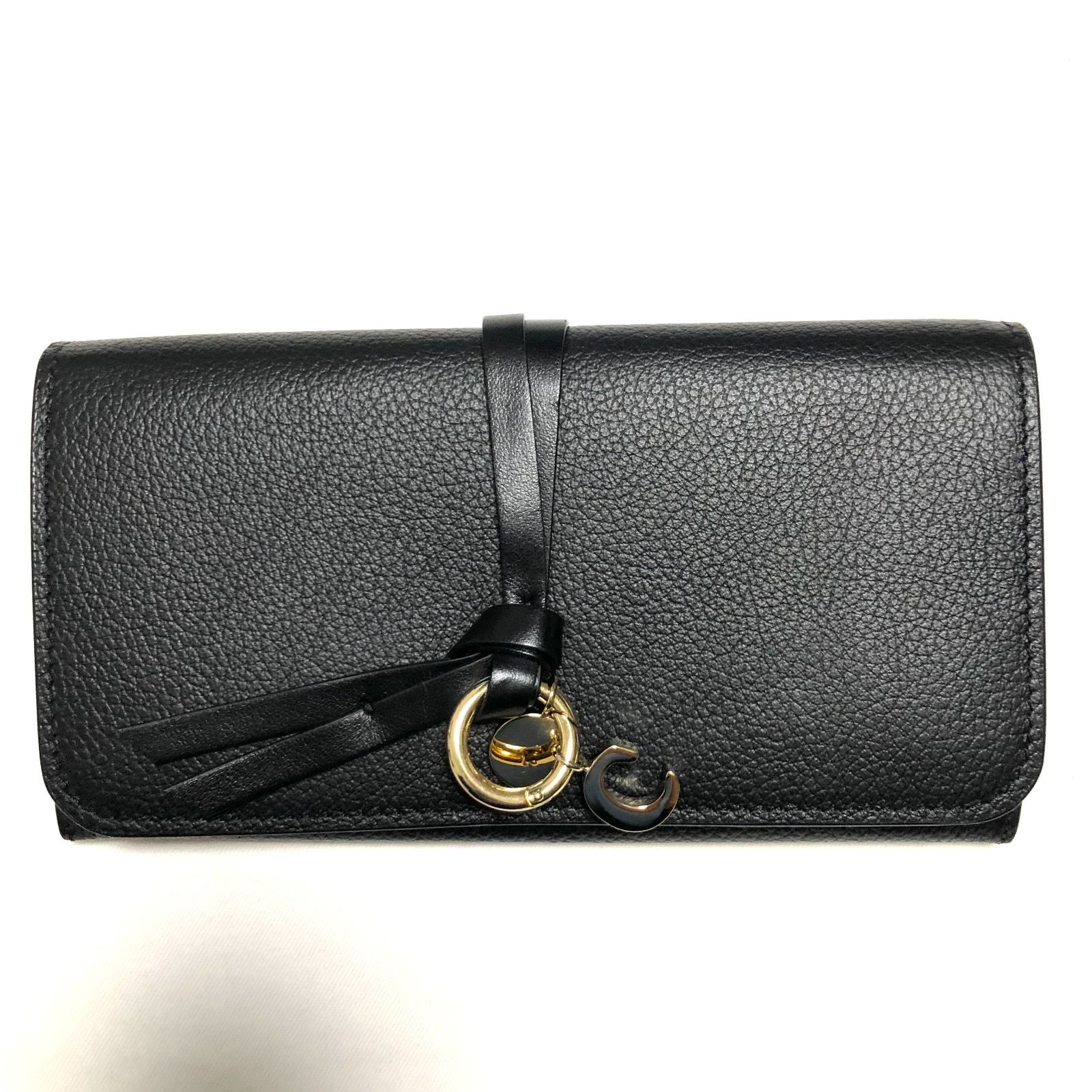 ⭐未使用品⭐CHLOE ALPHABET フラップ付きロングウォレット 二 