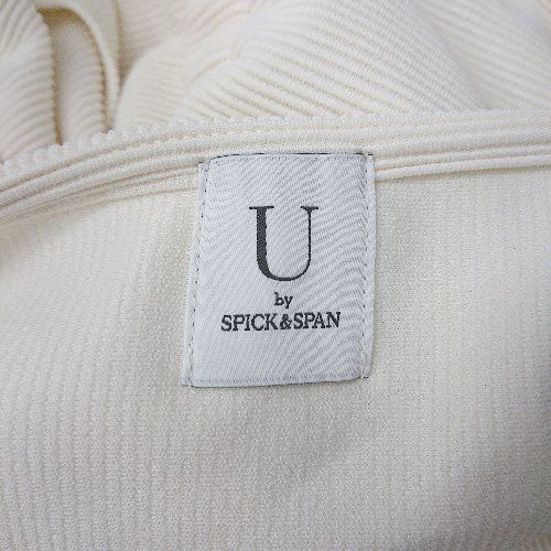 ◇ ⊂ U by SPICK&SPAN リボンストレッチ オールインワン サイズ表記 