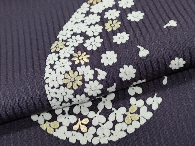 平和屋着物■上質な小紋　地紙重ね花文　暈し染め　金彩　正絹　逸品　CABF9336ev 平和屋着物□上質な小紋 色紙重ね草花文 金彩 正絹 逸品 CABF9283evの