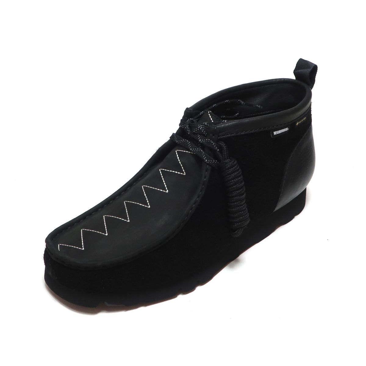 CLARKS ORIGINALS x NEIGHBORHOOD WALLABEE BOOT GTX BLACK UK7 25cm