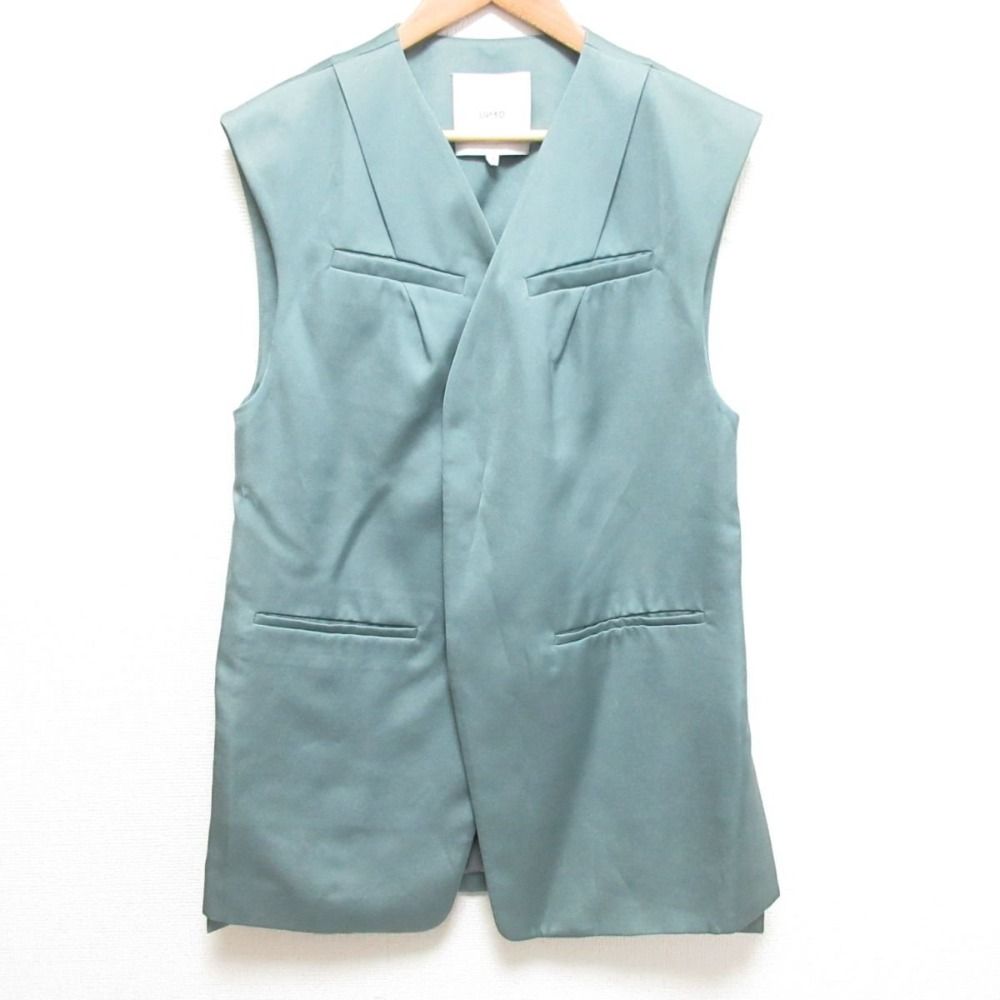 美品 23SS UN3D. アンスリード SATIN VEST サテン ベスト ジレ  