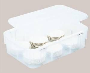 3営業日で発送 EBM 食器ポリテナー 深型 ＳＹ－４８クリアー ASY842