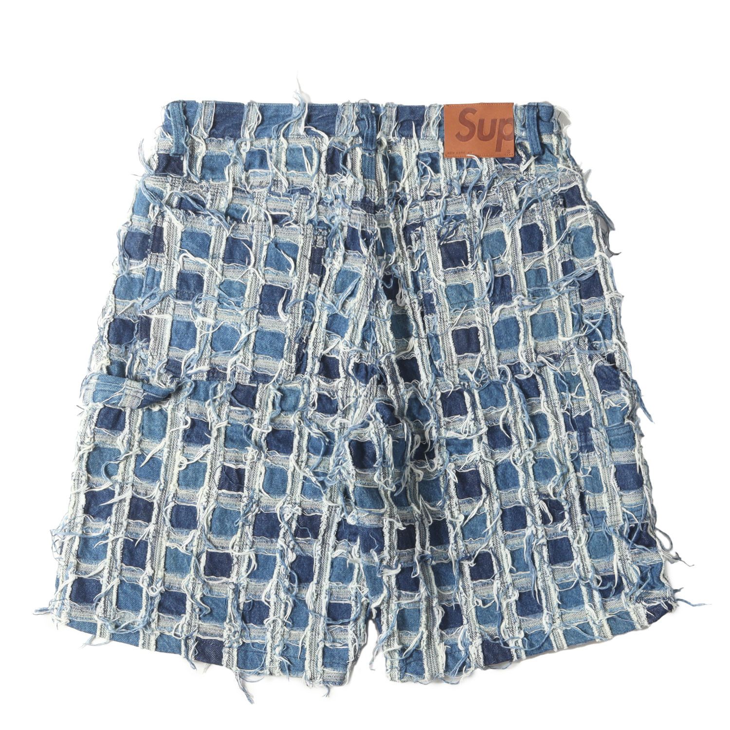 Supreme Frayed Patchwork BaggyDenimShort