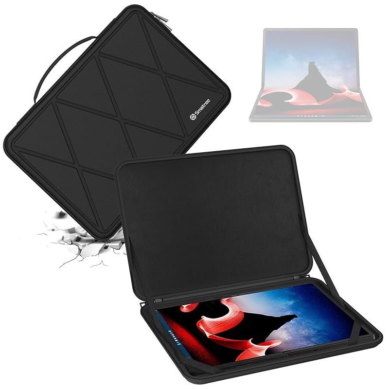 Smatree ハードEVA保護スリーブケース 16インチ Lenovo ThinkPad X1 Fold PC (Unfolded) に適用 ハードケース 360度耐衝撃 防水 16インチ Lenovoノートパソコン用 (X8305) 1