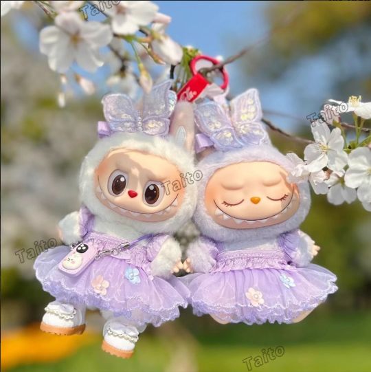 mao♡ 　LABUBU ぬいぐるみ お着替え 3個セット LABUBUぬいぐるみ着 可愛い ぬい服 ラブブ着せ替え服 3点セット