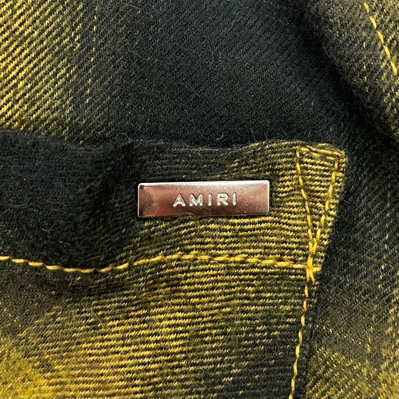 定価96800円 国内正規 新品 AMIRI DIP DYE SHADOW PLAID  