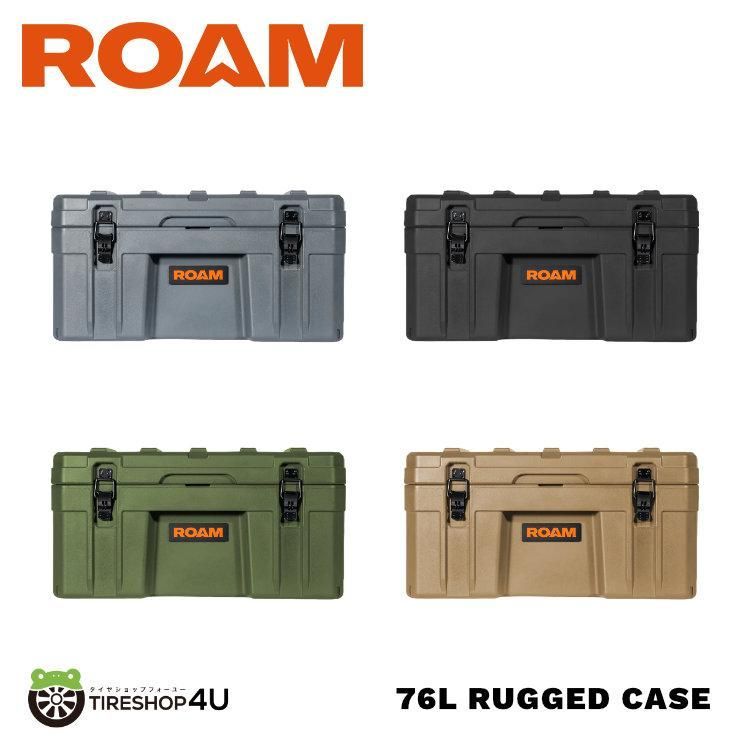 コンテナボックス 76リットル Black 頑丈 防塵 防水 ラギットケース ロームアドベンチャー ROAM ADVENTURE CO. RUGGED CASE 76L