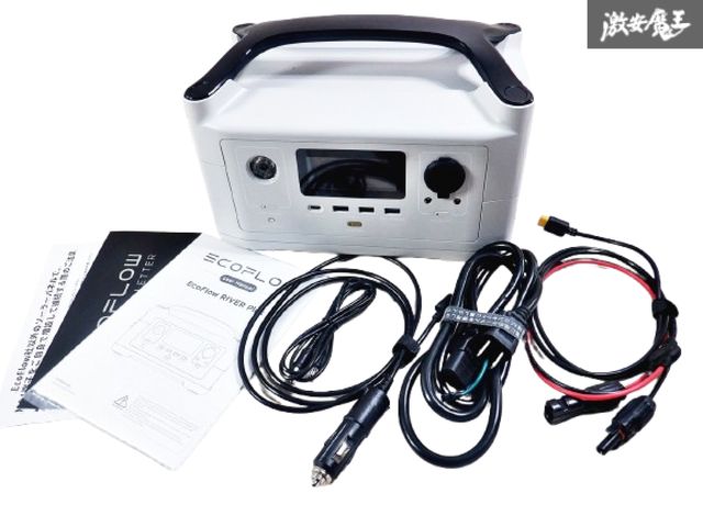 【美品】保証付 EcoFlow RIVER Plus 360Wh EFR402 ポータブル電源 非常用 防災 停電対策 アウトドア 即納 棚S2