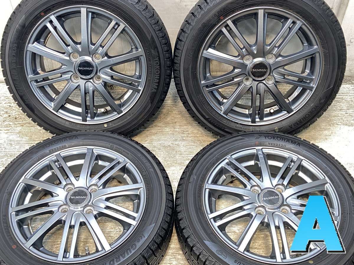 155|65R14 ヨコハマ アイスガード iG50 PLUS BALMINUM 14x4.5 45 100-4穴 タイヤ スタッドレスタイヤ ホイールセット 4本セット w14250331007