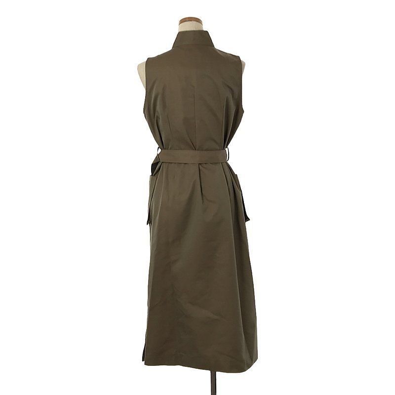 foufou / フーフー | high neck wrap dress ハイネック ラップドレス 