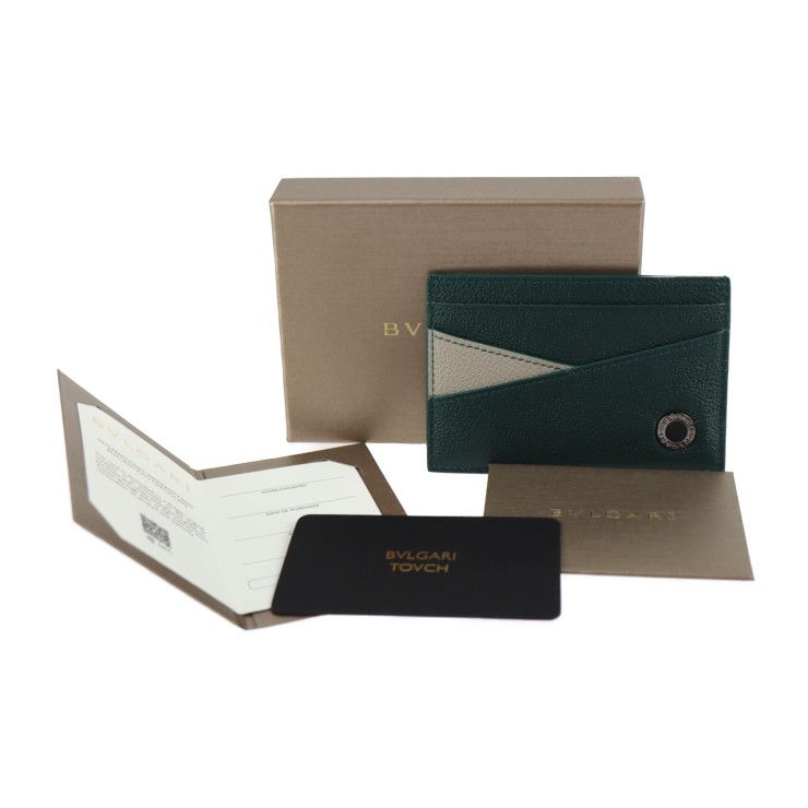 未使用品 BVLGARI ブルガリ ブルガリ マン 長財布 292027 グレイン  