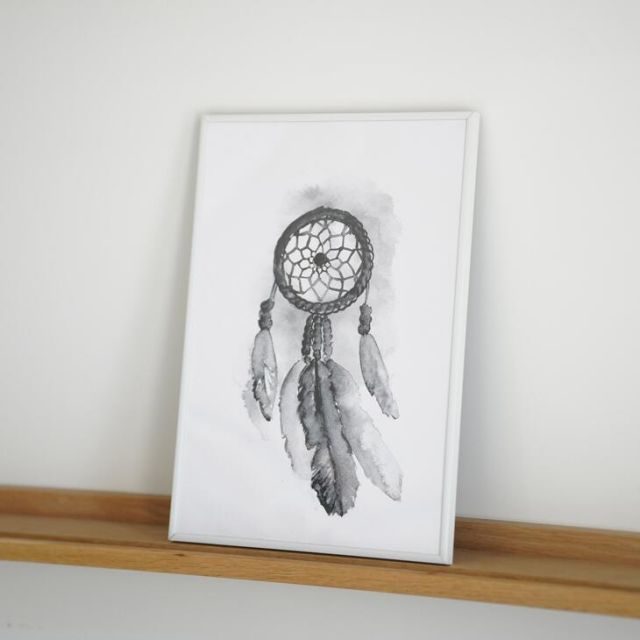 COLOR WATERCOLOR | Dreamcatcher #1 | A3 アートプリント/ポスター