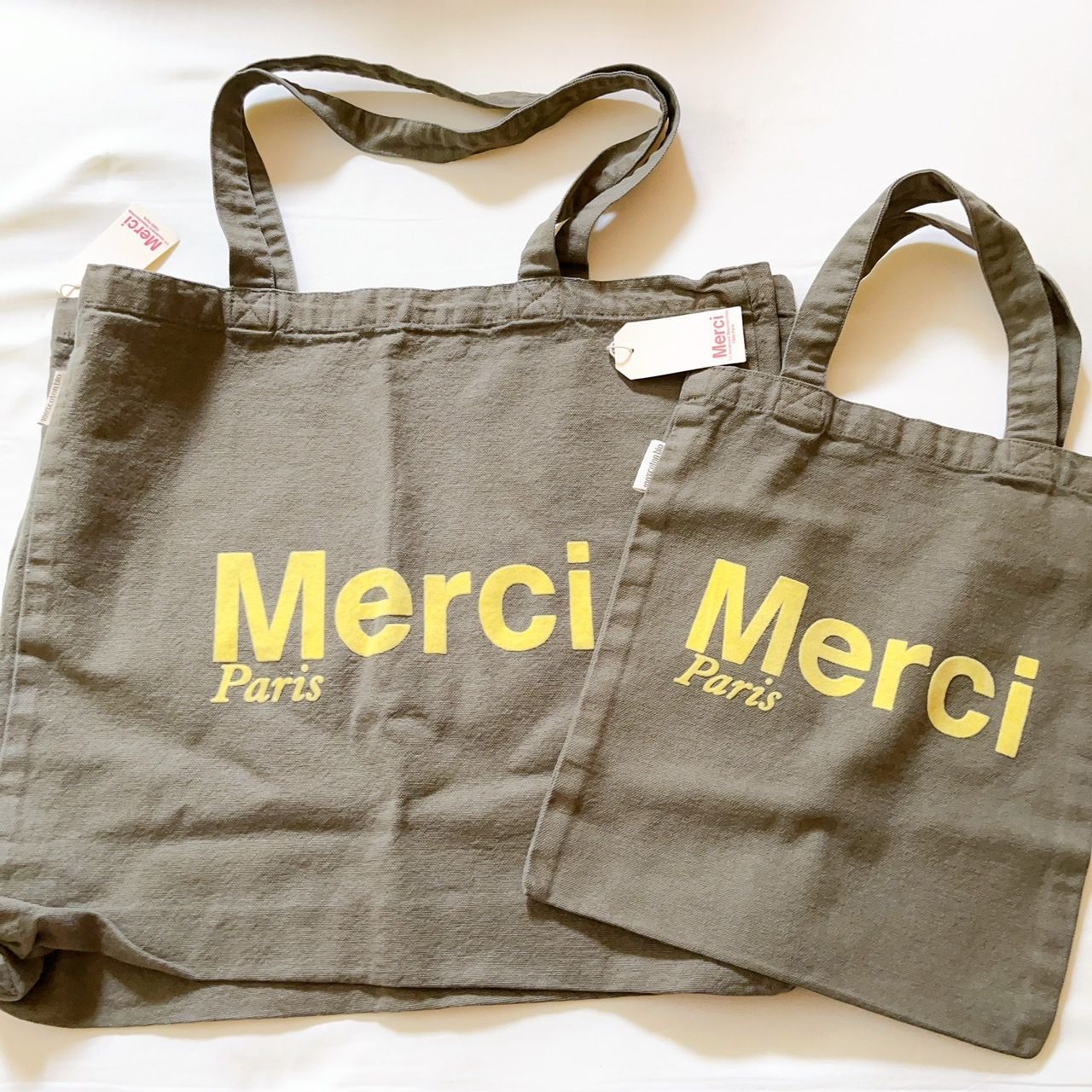 新品⭐︎未使用 海外限定 フランス タグ付き メルシー merci トート 