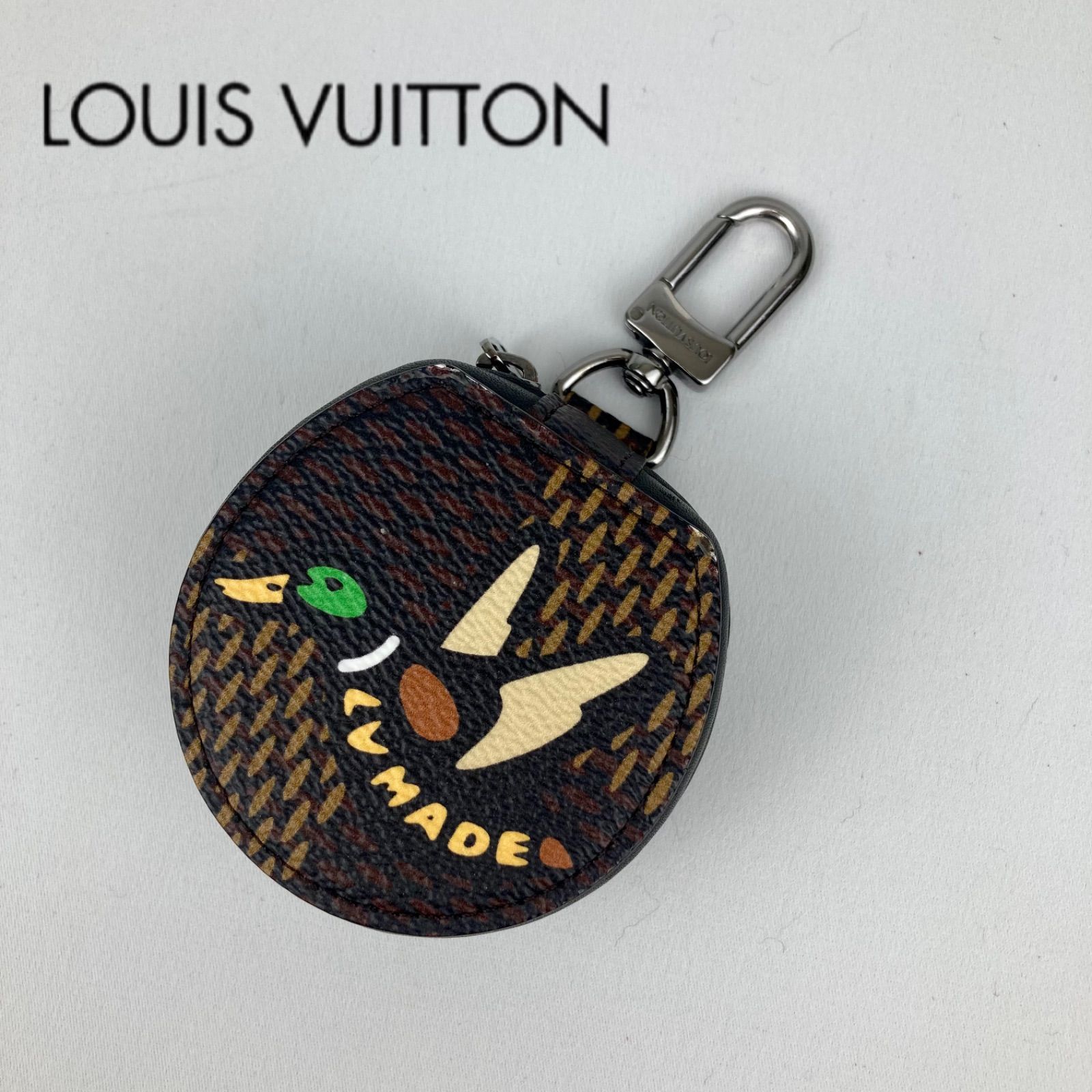 オープニング価格 【希少】LOUIS VUITTON ルイヴィトン イヤフォンケース エテュイ・イヤホン ダミエジャイアント ダック  2020NIGOコラボ GI0494 - メルカリ