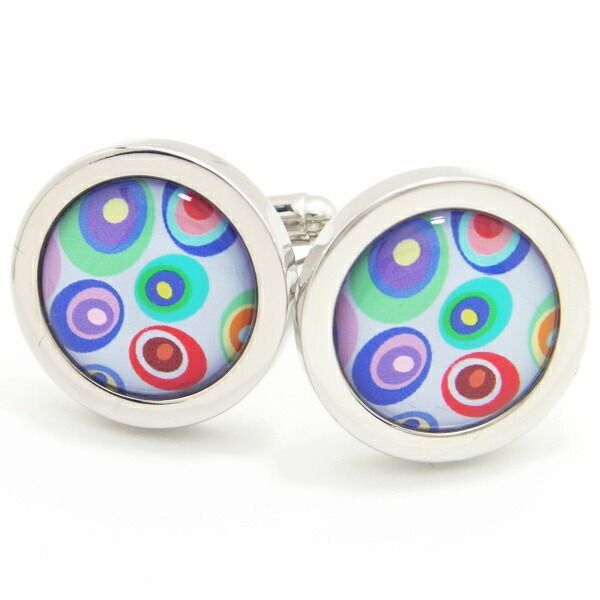 SoniaSpencer 元気になれるカラフルバブル カフス カフスボタン カフリンクス cufflinks cuffs メンズ 男性 披露宴 お洒落 スーツアクセサリー専門店 父の日 ギフトにも 誕生日 プレゼント プチギフ